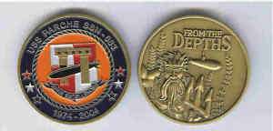 USS Parche SSN 683 Submarine Coin Navy From the Depths  
