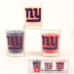 NFL New York Giants Team Decorator Candles  Sports 