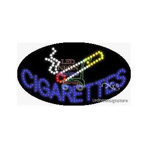 Cigarettes LED Sign 15 inch tall x 27 inch wide x 3.5 inch 
