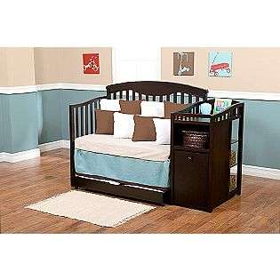 Shelby Crib and Changer in Espresso  Delta Childrens Baby Furniture 