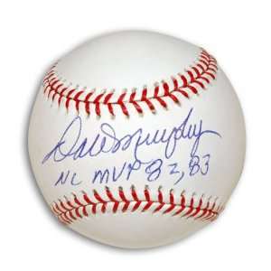 Dale Murphy MLB Baseball Inscribed NL MVP 82,83  Sports 