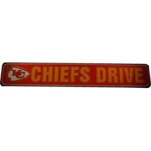 NFL Kansas City Chiefs Street Sign 