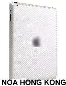   Carbon Fiber Full Body Front & Back Cover Wrap Skin Sticker For iPad 2