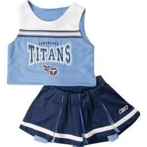 Tennessee Titans Girls 4 6X 2 Pc Cheerleader Jumper  