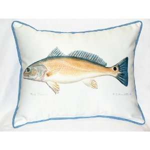  Betsy Drake HJ012 Red Drum Art Only Pillow 15x22