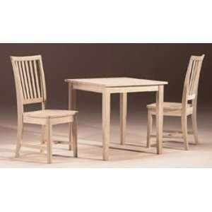  Whitewood Furniture Farmhouse Dining Table with Shaker 