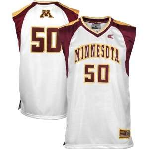  Minnesota Golden Gophers #50 White Courtside Basketball 