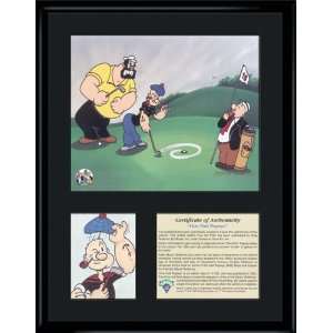  One Putt Popeye Limited Edition Print matted (11 X 14 