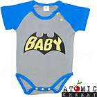   Baby Onesie Infant Unisex Cute Super Hero Rockabilly Batman DC Comics