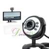 50.0M USB 6 LED Video Camera Webcam w/Mic For PC Laptop  