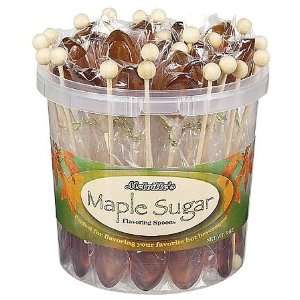Maple Sugar Flavoring Spoons Bulk Pack 50 Count  Grocery 