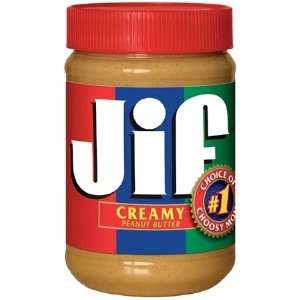 JIF Creamy Peanut Butter 18 oz. 2 Pack  Grocery & Gourmet 