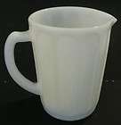 small glass milk pitcher  