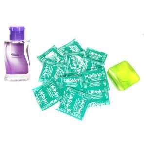  Premium Latex Condoms Non Lubricated 12 condoms with Travel Condom 