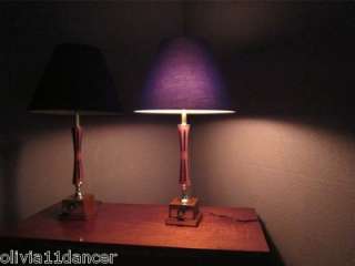   mad men office desk table lamp 60s dimmer switch eames era  