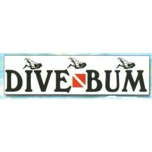  Dive Bum Bumper Sticker
