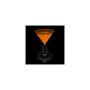  Orange Glowing Martini Glass and Glow Drinkware Sold by 