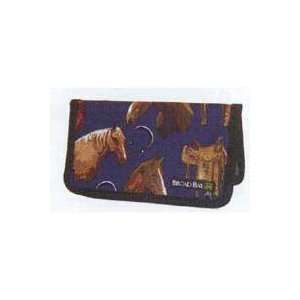  Broad Bay Cotton Saddle Horse Checkbook Cover