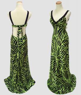 HAILEY LOGAN $140 Lime Prom Ball Evening Gown 5 NWT  