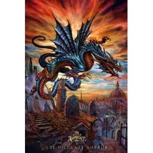   Highgate Horror Dragon of Doom Alchemy Gothic Poster