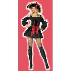  Sexy Velvet Pirate Wench Costume   size XL Health 