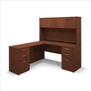  L Shaped Desk with Hutch 60853 GCA070 Furniture & Decor