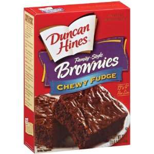 Duncan Hines Chewy Fudge Brownie Mix 19.95 oz (Pack of 12)  