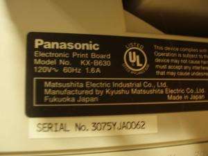 Electronic Print Board   Panasonic KX B 630  