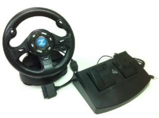 NEW RACING STEERING DRIVING WHEEL FOR PC COMPUTER XP  