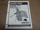 c785] Bush Hog Operator Manual Model RTC Tiller