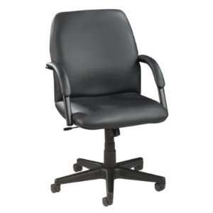  LLR82200   Exec Mid Back Swivel Chair,26x26x40 42 1/2 