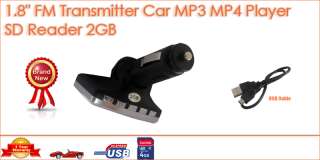 LCD Car Audio Video  MP4 Player SD MMC FM Transmitter 