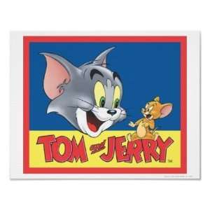 Tom And Jerry Logo Shaded Poster 