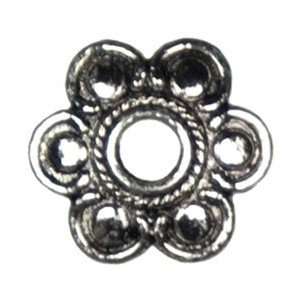 Cousin Beads Jewelry Basics Metal Large Flower Caps 28/Pkg 