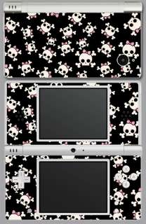 Nintendo DSi XL Girl Skulls pink Bow Skins Decal wraps  