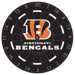   Bengals 18in Bristle Dart Board  Game Room