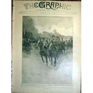  Review Artillery Company Queen Windsor Craig 1899 Print 