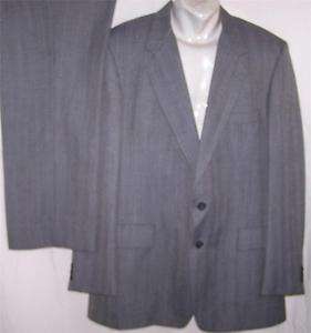 42R Kuppenheimer CHARCOAL W/Multicolored PINSTRIPED BUSINESS SUIT Men