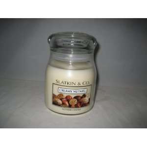  Bath and Body, Slatkin & Co. 14.5oz Jar Candle   Creamy 