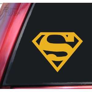  Superman Vinyl Decal Sticker   Mustard Automotive