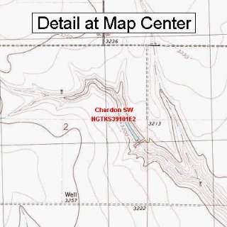  USGS Topographic Quadrangle Map   Chardon SW, Kansas 