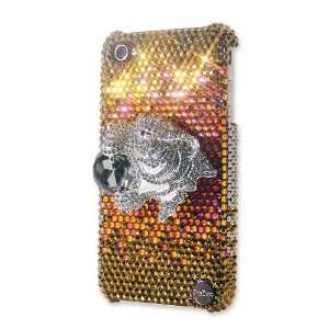  Leopard Amber Swarovski Crystal iPhone 4 and 4S Case 