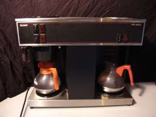 BUNN VPS Black Pour Over 3 Burner Commercial Coffee Machine Maker with 