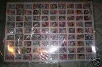 Mickey Mantle 1996 Topps Inserts Uncut Sheet 90 cards  