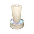 Yosemite Home Decor Cylindrical Rock Fountain   CW08044