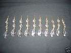 10 PCS 1 1/2 INCH 30 % LEAD CRYSTAL PRISMS (S)  