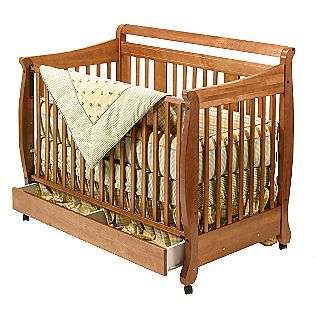   Stages Crib With Drawer  Oak  Storkcraft Baby Furniture Cribs