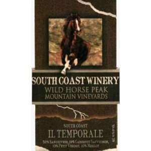  2007 South Coast Winery Wild Horse Peak IL Temporale Red 