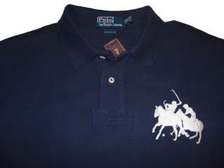 Polo Ralph Lauren Big Pony Game Match Blue Shirt XXL  