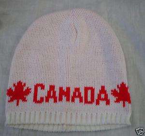 Canada Maple Leaf Beanie Tuque Winter Knit Hat NEW  